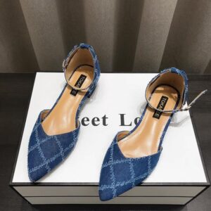 Dnim Fabric Ladis Shoes